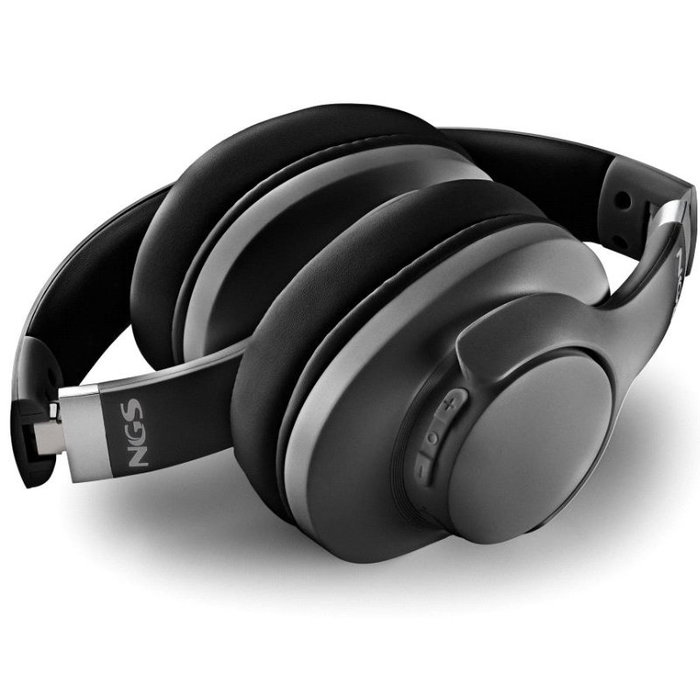 NGS Artica Storm Black Auriculares Inalámbricos Over-Ear